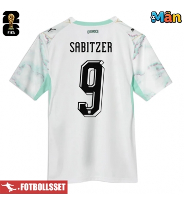 Österrike Marcel Sabitzer #9 Bortatröja VM 2026 Kortärmad